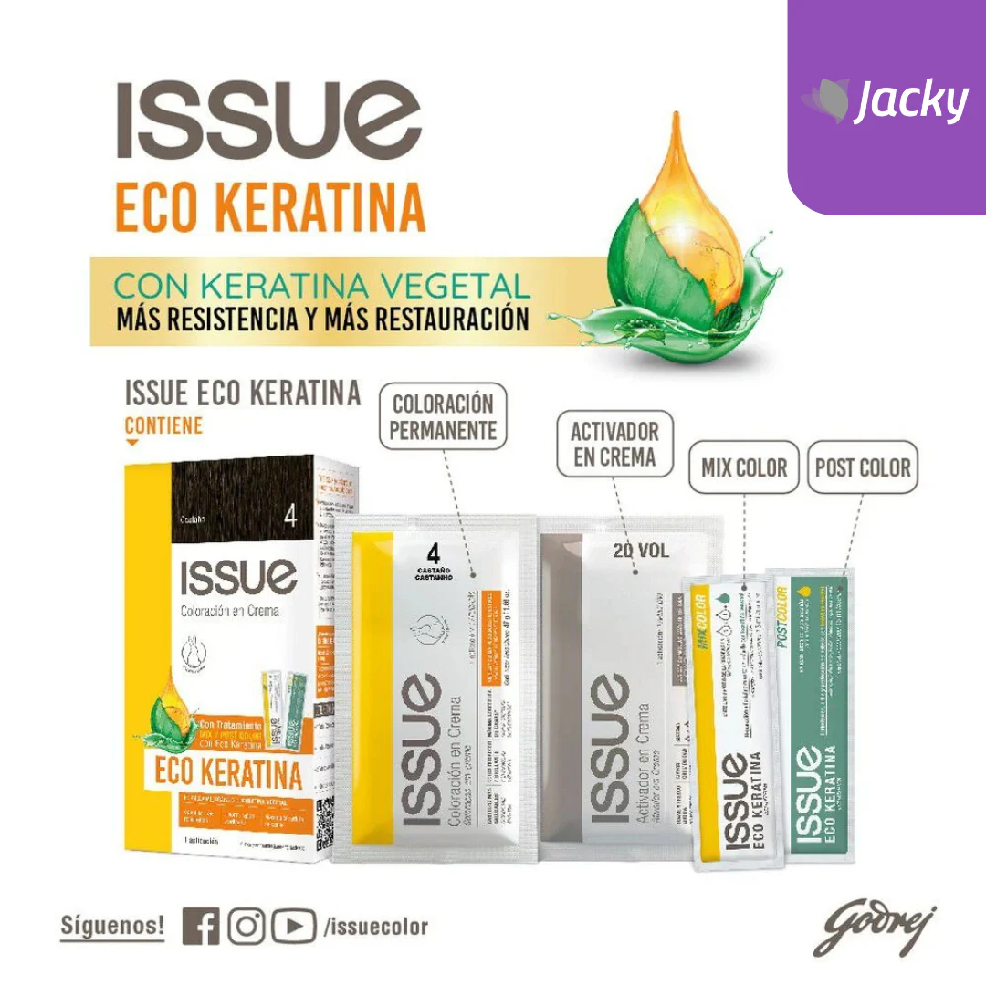 Issue Tintura eco Keratina N° 6 - Imagen 3